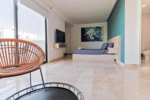 Телевізор і / або розважальний центр в Torre Diez by Grupo Amber