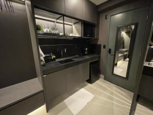 مطبخ أو مطبخ صغير في Get By Side 704 - Flat em João Pessoa a poucos passos da praia