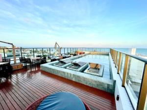 شرفة أو تراس في Get By Side 704 - Flat em João Pessoa a poucos passos da praia