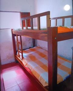 Ένα ή περισσότερα κρεβάτια σε δωμάτιο στο Casa de praia