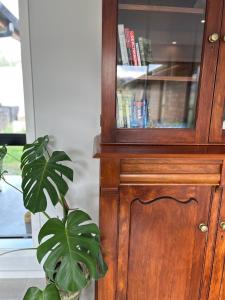 Biblioteket på det private overnattingsstedet