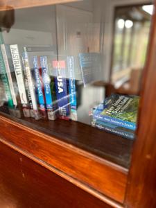 Biblioteket på det private overnattingsstedet