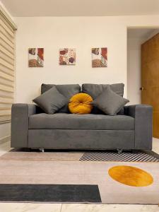 Posezení v ubytování Apartamento de lujo limonar 101