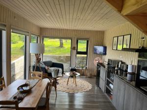 Kuchyň nebo kuchyňský kout v ubytování AncudLodge