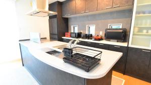 Dapur atau dapur kecil di アレーズドヴィラsetouchi