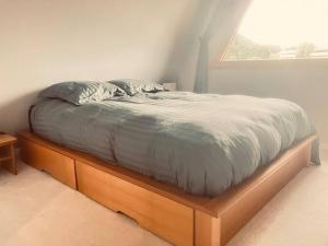 Postel nebo postele na pokoji v ubytování Chalet l'Escale