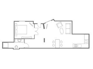Plan piętra w obiekcie City Apartments Friedrichshain