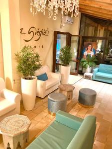 Posezení v ubytování La Siègià Resort spa