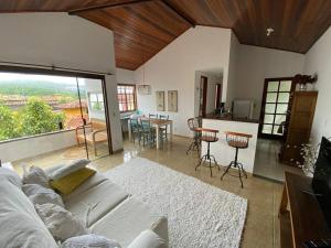 O zonă de relaxare la casa de praia aconchego