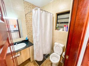 Koupelna v ubytování South suites