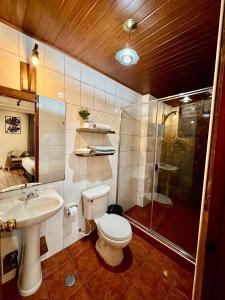 Koupelna v ubytování Casa Encuentro San Blas