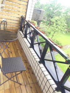 Rõdu või terrass majutusasutuses Maple