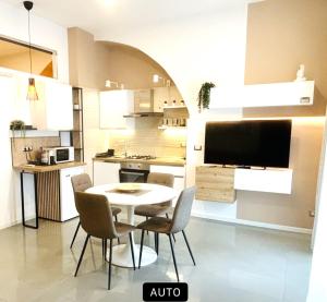 Kuchyň nebo kuchyňský kout v ubytování Casa F. I.