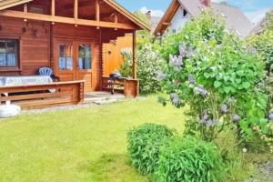 Zahrada ubytování Gemütliche Ferienhütte am See mit großem Garten
