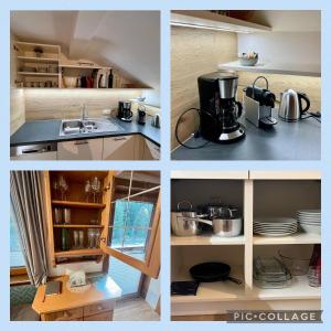 Kuchyň nebo kuchyňský kout v ubytování Appartement Maximilian