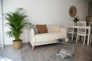 Istumisnurk majutusasutuses Charming studio with terrace 5 minutes from Murten