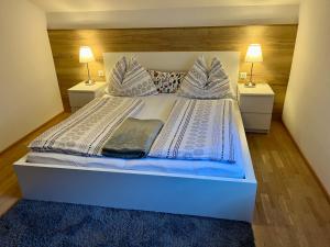 Postel nebo postele na pokoji v ubytování Appartement Maximilian