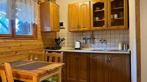 A kitchen or kitchenette at Chata u Porubäna