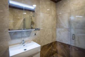 Koupelna v ubytování Apartmány U Betléma