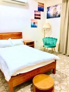 Postel nebo postele na pokoji v ubytování 411Motel