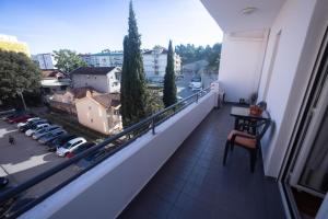Balkón nebo terasa v ubytování Anika apartment
