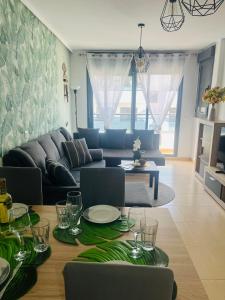 Posezení v ubytování Apartamento de Ensueño