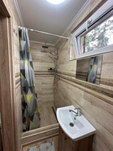 Koupelna v ubytování Bungalov Elite + 37 fotografií