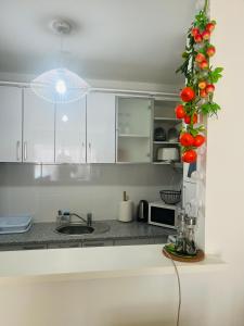 Kuchyň nebo kuchyňský kout v ubytování Apartamento de Ensueño