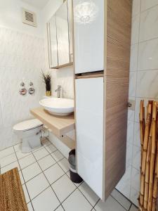 Koupelna v ubytování Schiller-Quartier 6