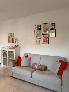 Χώρος καθιστικού στο Casa Orchidea