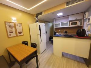 Nhà bếp/bếp nhỏ tại Flat Hotel Mercure Manaus