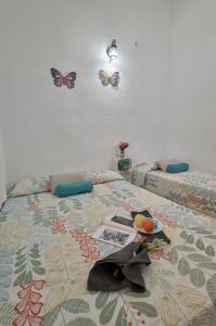 A bed or beds in a room at Rincón de Marco y María