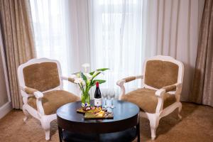 Posezení v ubytování La Sapinette Hotel Dalat