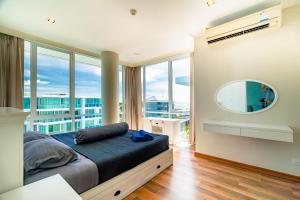 Кровать или кровати в номере My Resort Beach Apartment +285 фотографий