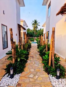 Zahrada ubytování Villa Nyota Jambiani Eco-responsable