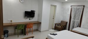 TV a/nebo společenská místnost v ubytování Hotel GARISHPARK