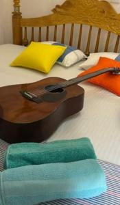 Voodi või voodid majutusasutuse Sasagara Beach Villa toas