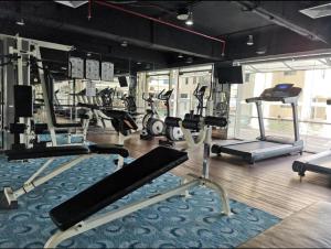 Fitness centrum a/nebo fitness zařízení v ubytování Faina Homestay SCSP Ming Garden Resident Kota Kinabalu