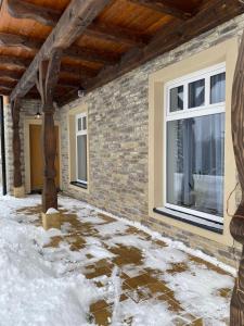 Apartmán pod Dubem v zimě
