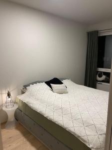 Ένα ή περισσότερα κρεβάτια σε δωμάτιο στο Aurora Apartment