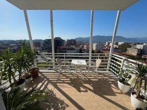 Balkón nebo terasa v ubytování Shkodra Apartment