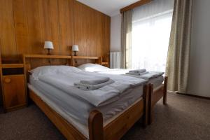 Posteľ alebo postele v izbe v ubytovaní Hotel Tanecnica