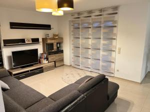 TV a/nebo společenská místnost v ubytování Erdgeschosswohnung