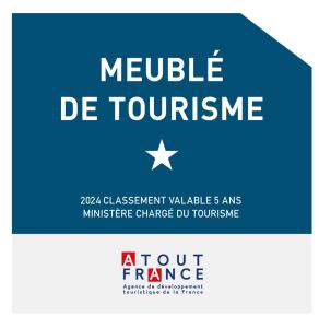 a blue sign with the words mobile de turnrance at Countryside Cottage samois-sur-seine in Samois-sur-Seine