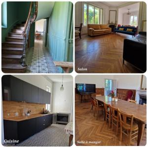 Posezení v ubytování Gîte Manoir du moulin près du zoo de Beauval et les châteaux de la Loire
