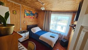 Katil atau katil-katil dalam bilik di Habitación céntrica San Antonio