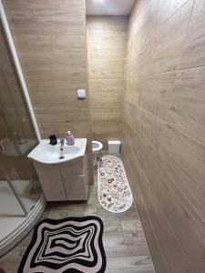 Koupelna v ubytování Apartmán ve městě Pernink pro 2 osoby