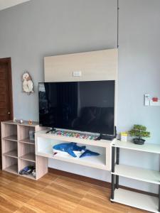 TV a/nebo společenská místnost v ubytování Arun Siri Pool Villa Aonang