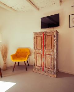 TV a/nebo společenská místnost v ubytování Dea Little Suite