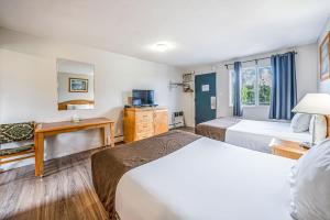 Postel nebo postele na pokoji v ubytování Bluebird Motel